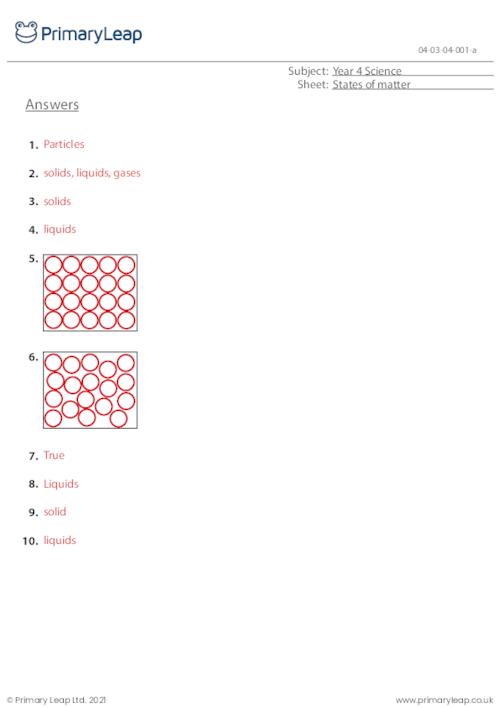 Solids And Liquids Worksheet Kindergarten