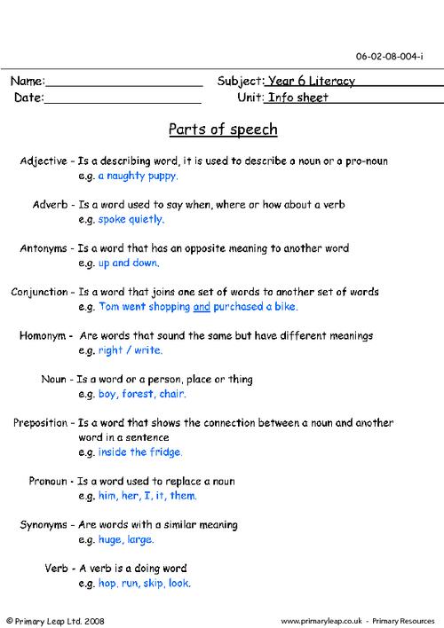 Year 6 Literacy Printable Resources Free Worksheets For Kids 