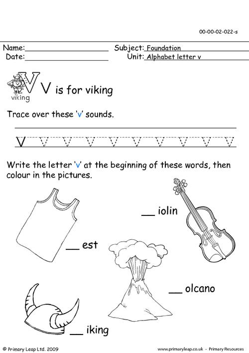 The letter Vv