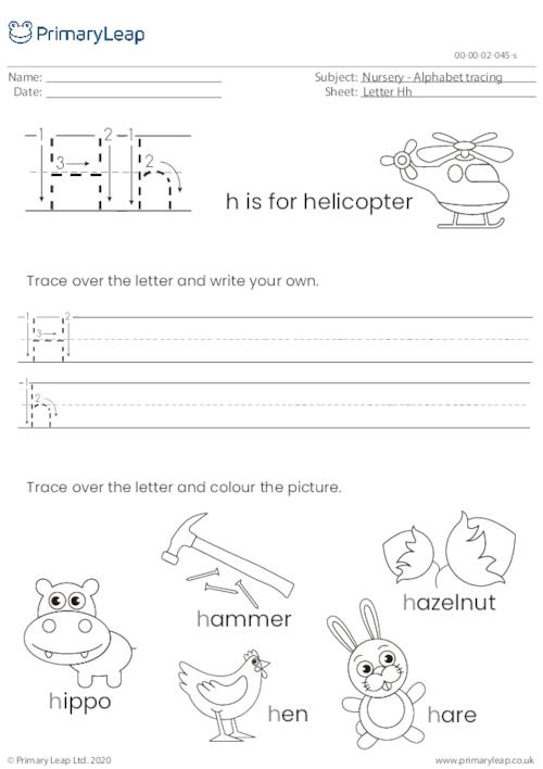 Learning The Beginning Letter Sound H It Is Also Good Uppercase And 