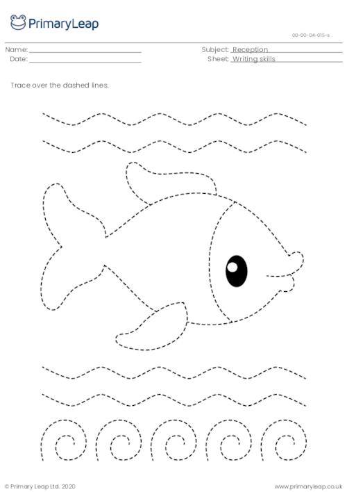Pencil control - Fish
