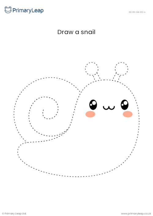 Pencil control - Snail