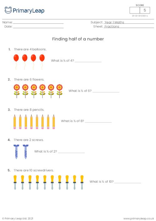 Finding half of a number