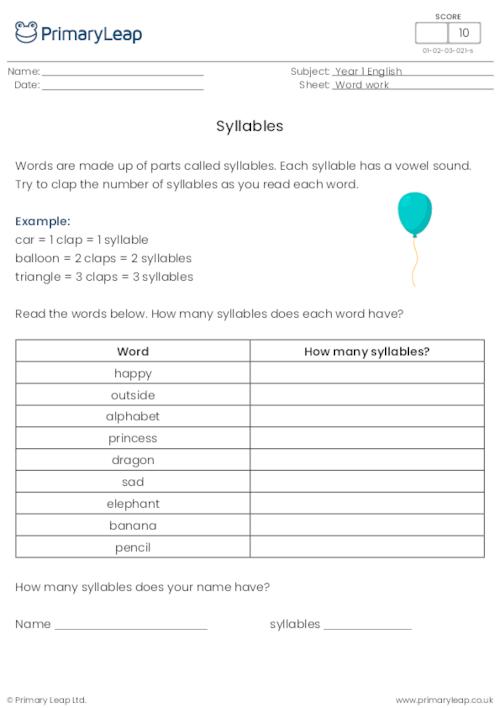 Literacy: Words that rhyme with 'dog' | Worksheet | PrimaryLeap.co.uk