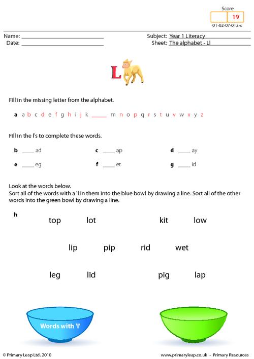 The alphabet - Ll