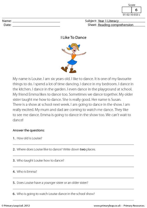 Year 1 Literacy Printable Resources Free Worksheets For Kids PrimaryLeap co uk