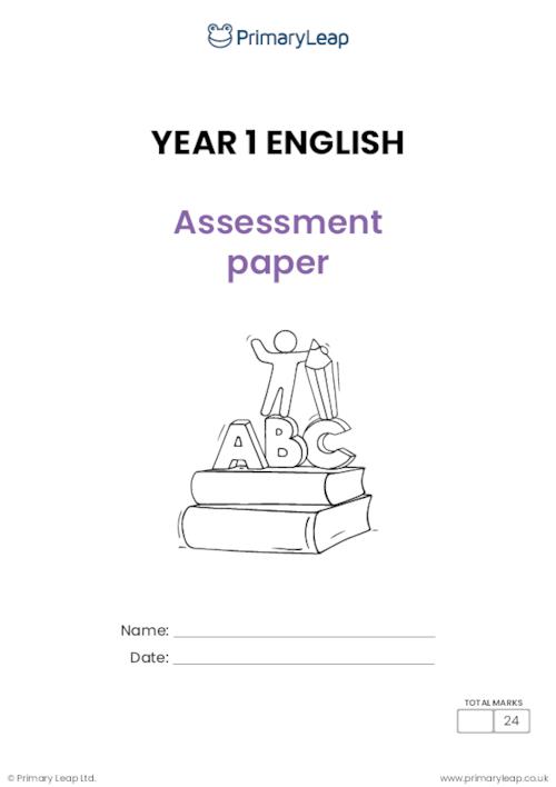 Year 1 English Assessment Paper