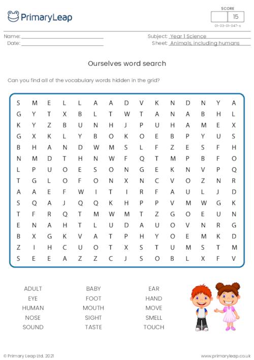 Ourselves Word Search