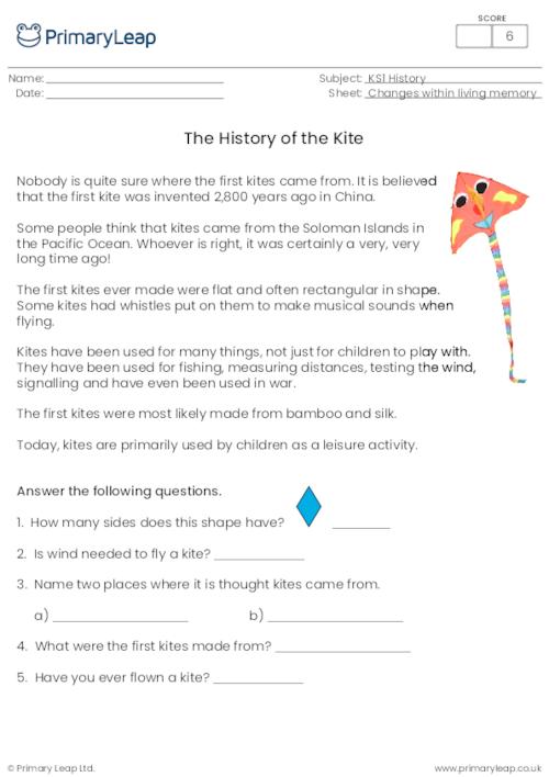 The history of the kite