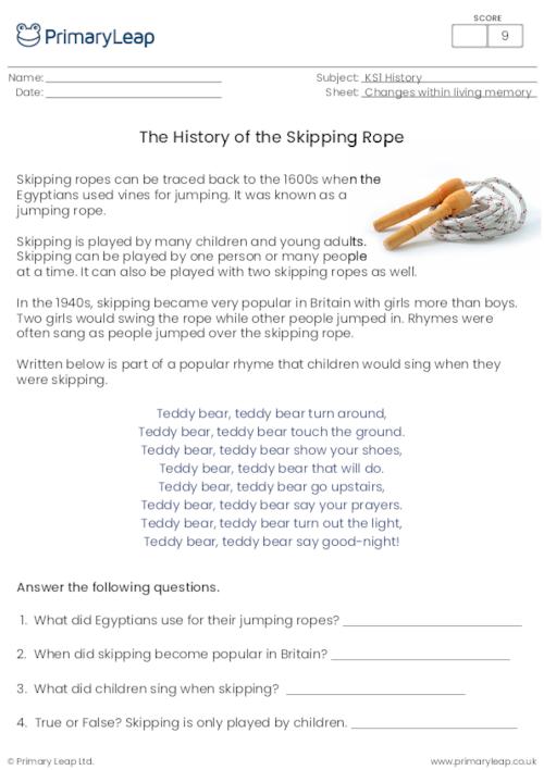 The skipping rope