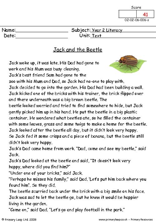 Jack and the beetle