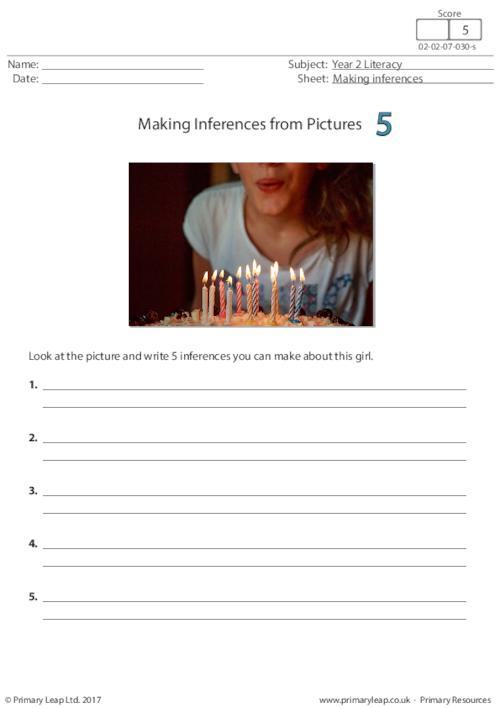 Making Inferences from Pictures 5