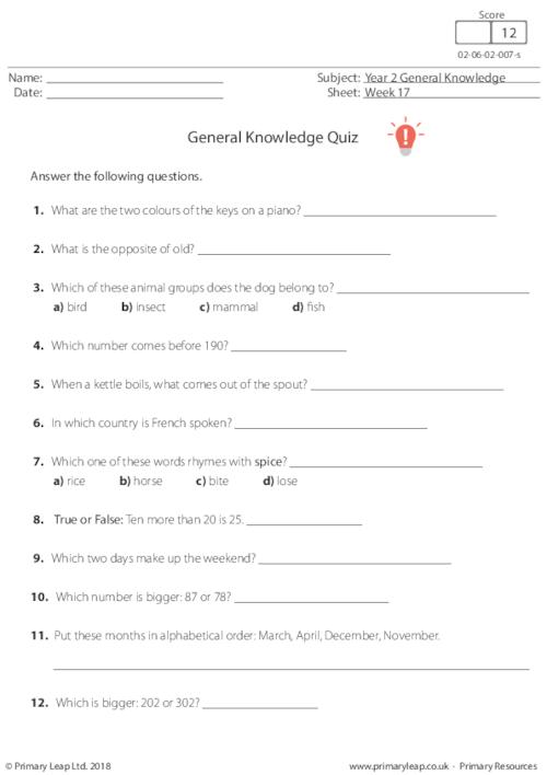 year 2 general knowledge printable resources free worksheets for kids primaryleap co uk