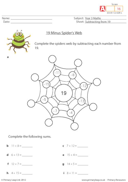 19 Minus Spider's Web