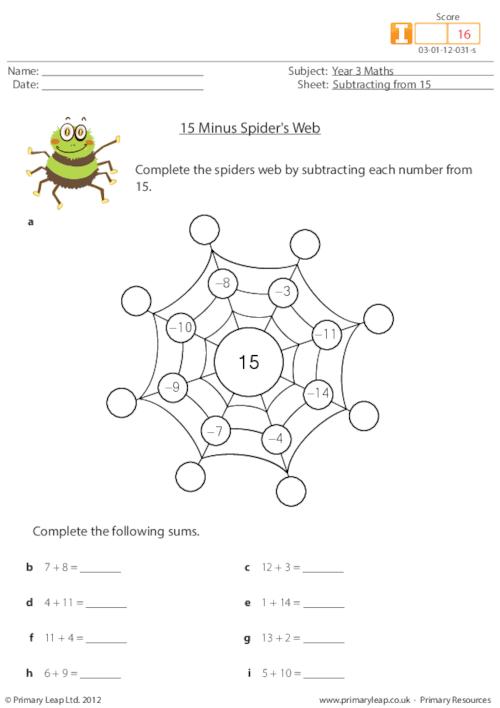 15 Minus Spider's Web