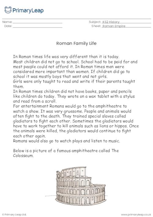 Roman family life