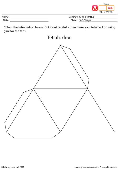 Making shapes - Tetrahedron