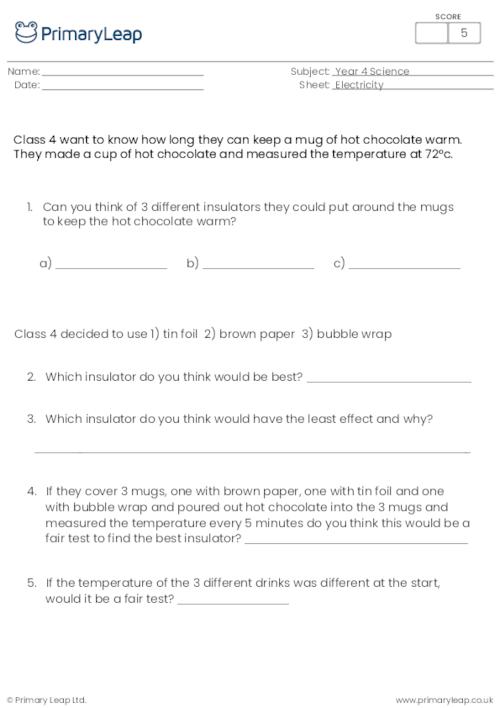 year 4 science printable resources free worksheets for kids primaryleap co uk