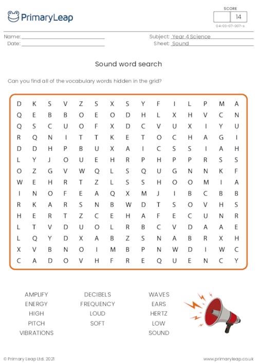 Sound word search