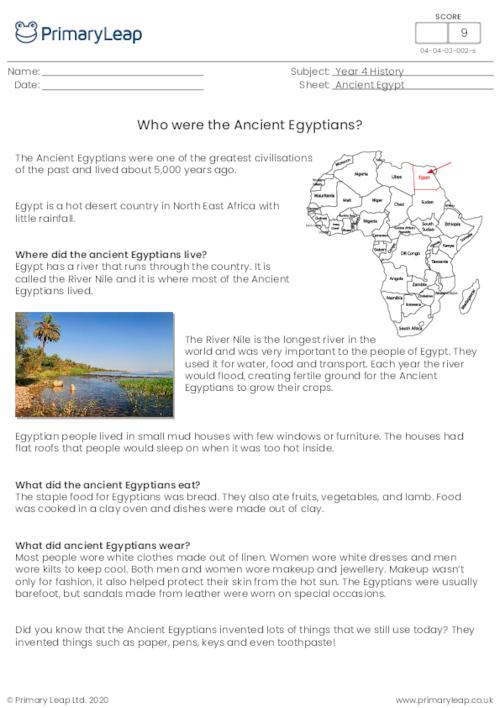 Who were the Ancient Egyptians?