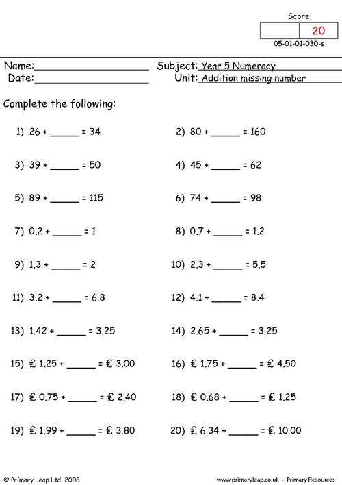 numeracy adding 5 and 6 digit numbers in columns with carrying worksheet primaryleap co uk