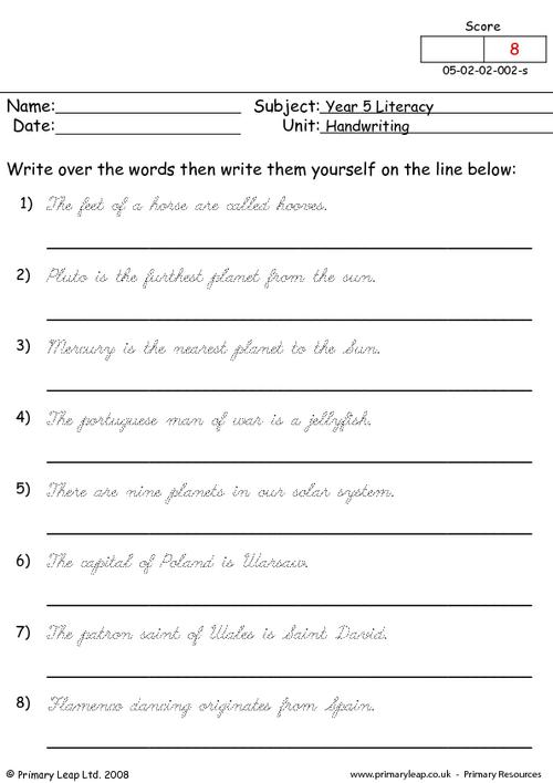 year 5 literacy printable resources free worksheets for kids