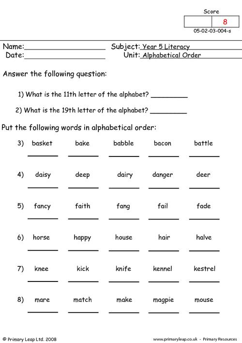 Worksheet Search