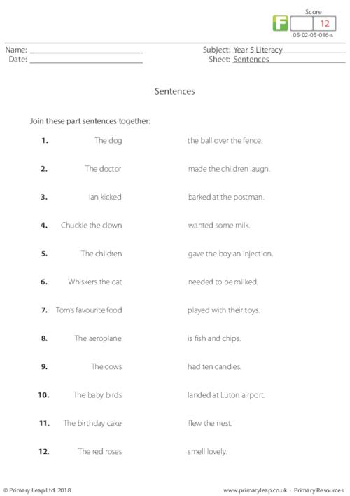 Sentences 1