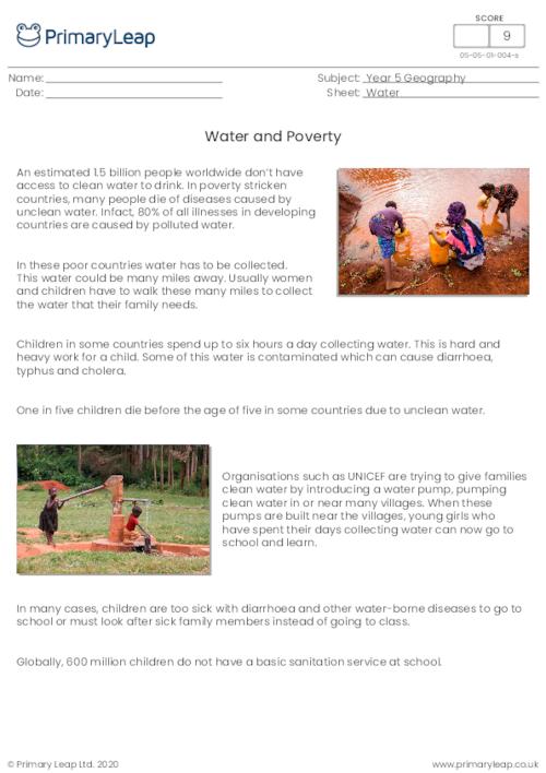 Water and Poverty