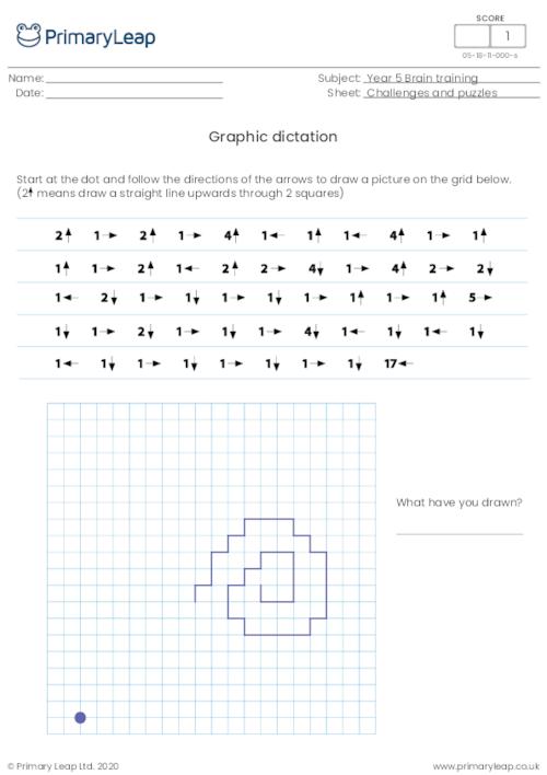 Graphic dictation (snail)
