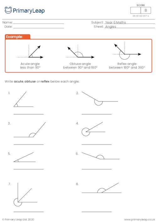 Classifying angles
