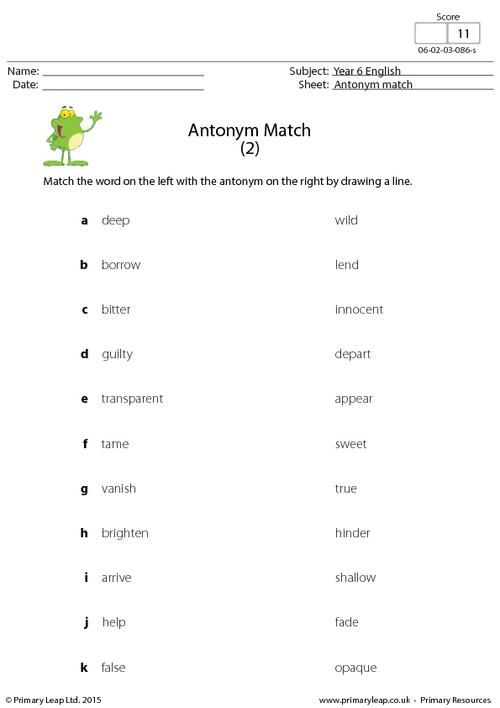 Antonym Match (2)