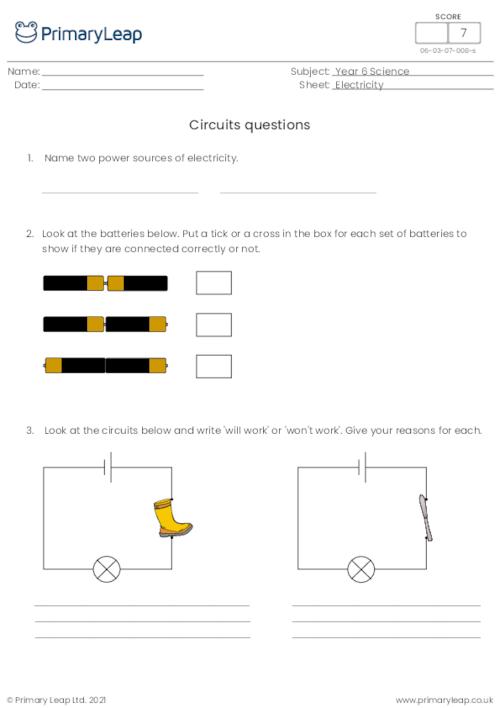Circuits questions