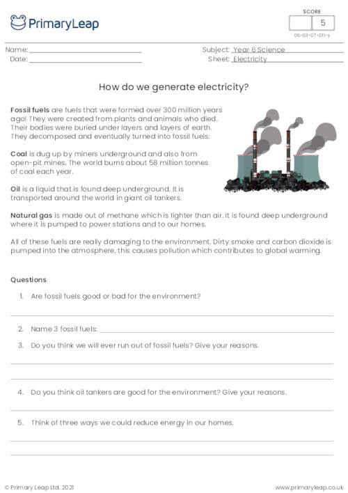 How do we generate electricity?