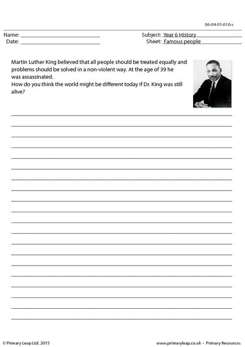 Essay writing (2) - Martin Luther King