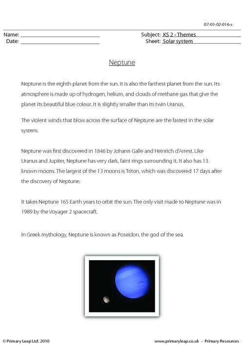 Neptune comprehension