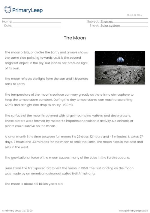 Moon comprehension