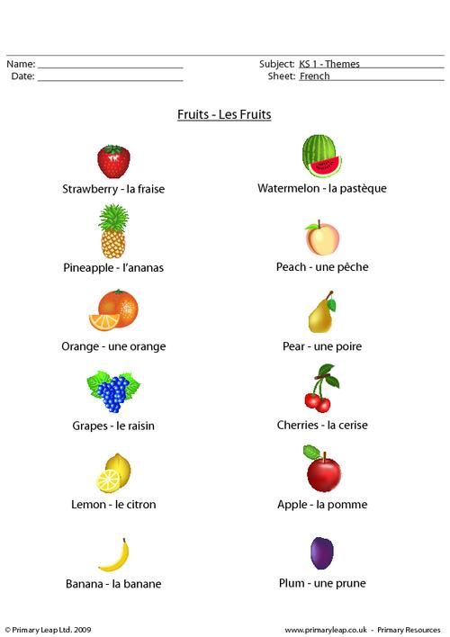 french language worksheets for you to print and enjoy with ...