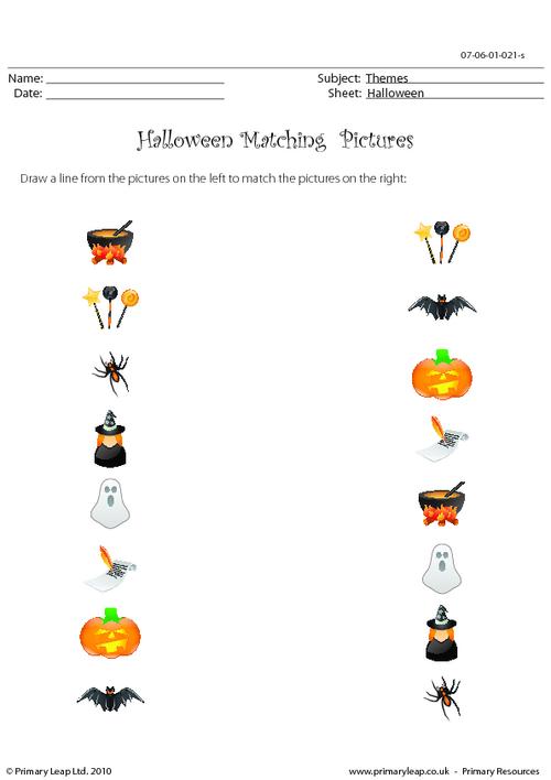 Halloween matching pictures