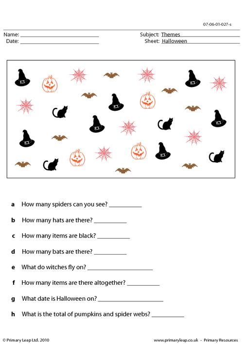 Halloween picture questions