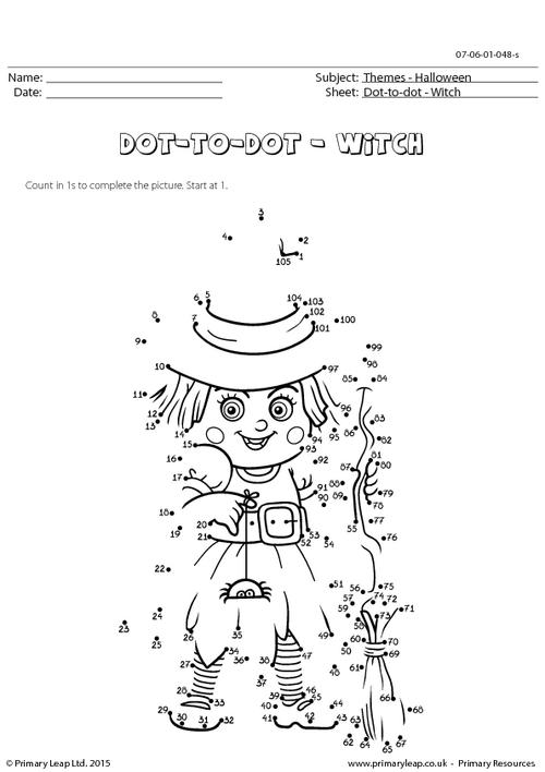 Dot-to-dot - Witch