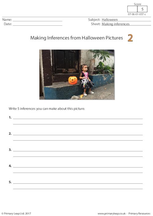 Making Inferences from Halloween Pictures 2