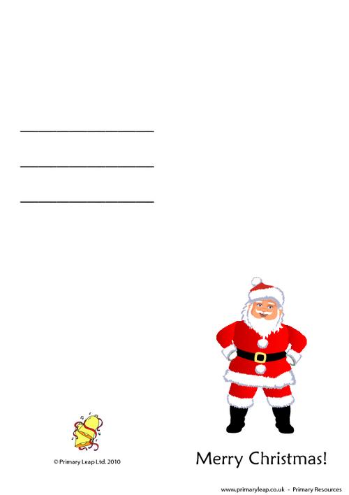 Christmas card - Santa Claus