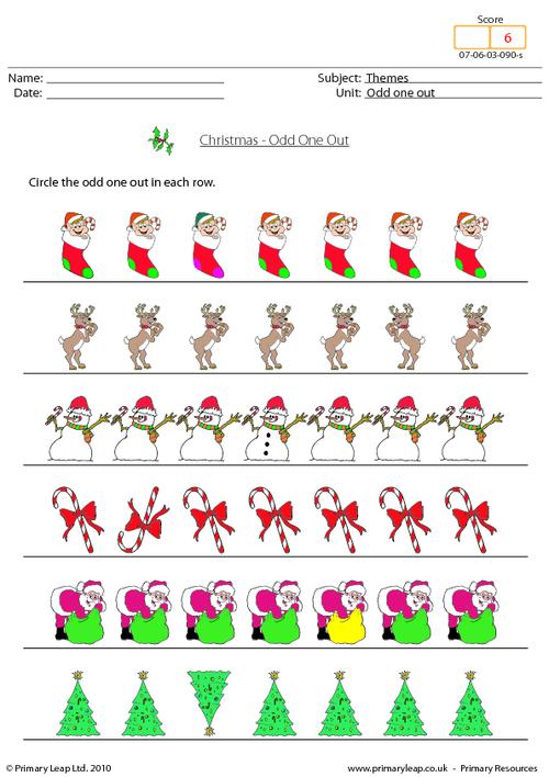 Christmas - odd one out 2