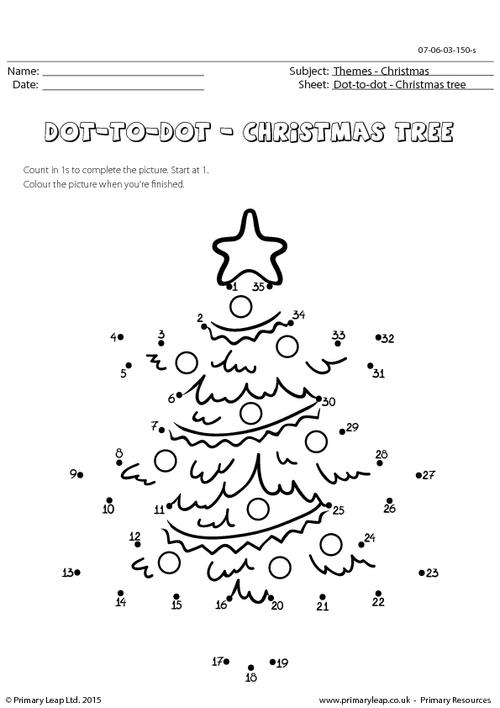 Dot-to-dot - Christmas Tree