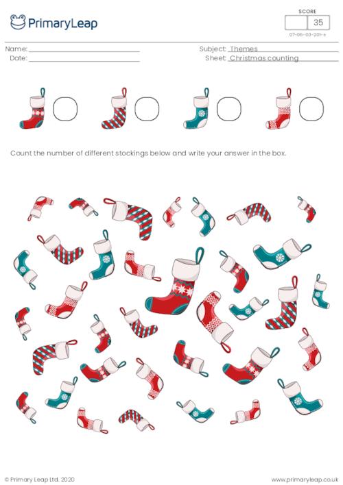 Christmas counting - How many stockings?