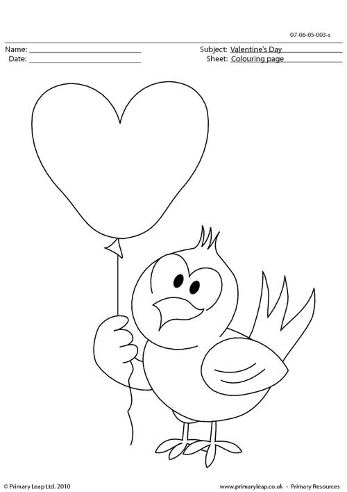 Valentine's Day - Colouring page (4)