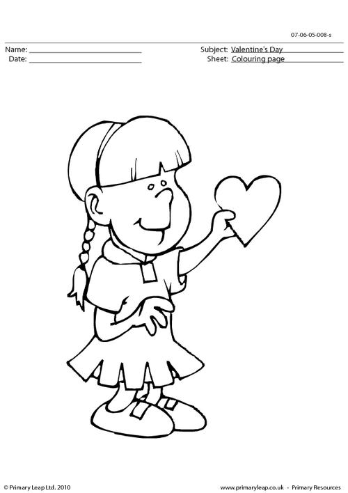 Valentine's Day - Colouring page (9)