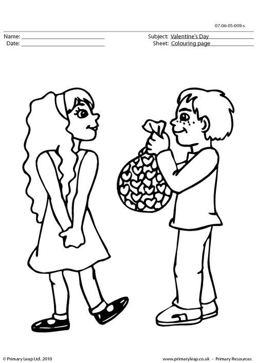 Valentine's Day - Colouring page (10)