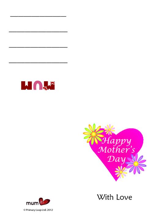 Mother's Day card 5